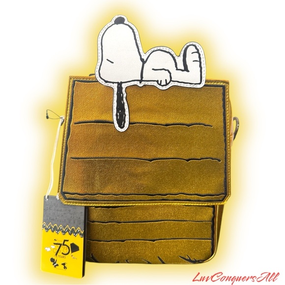 Loungefly Peanuts 75th Anniversary Snoopy Doghouse...